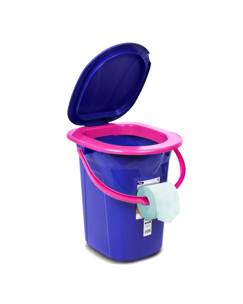 GreenBlue Toaleta turystyczna GB320BR granatowo-różowa
