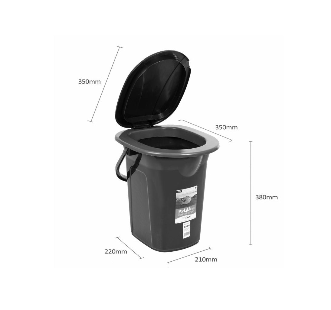 GreenBlue Toaleta turystyczna GB320BR granatowo-różowa