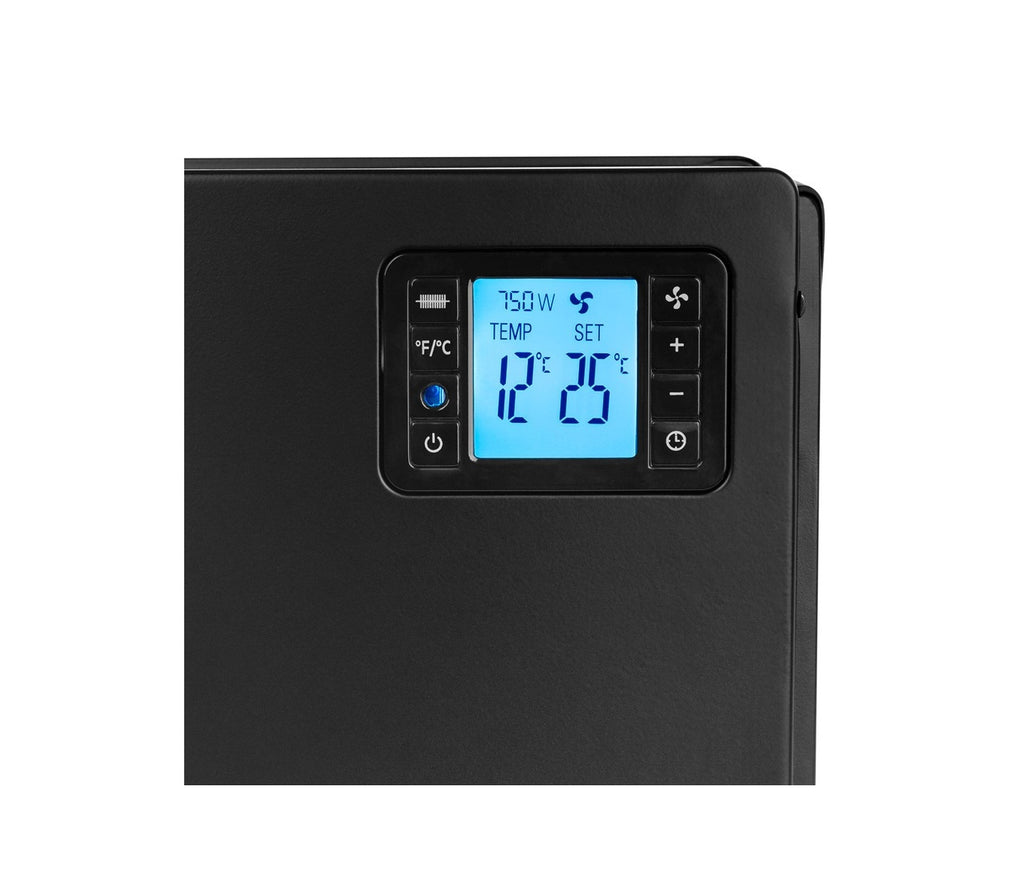 NOVEEN Grzejnik konwektorowy CH7100 LCD smart Czarny