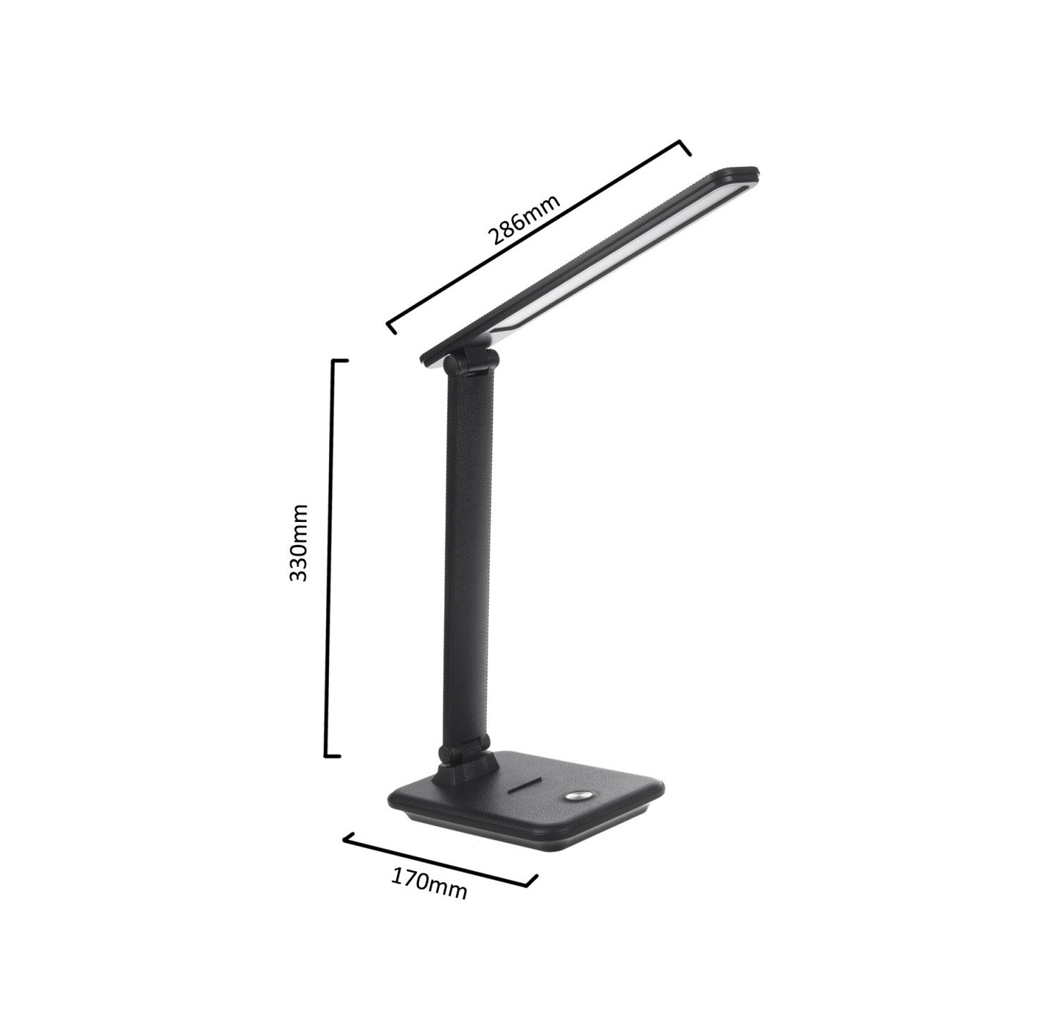 Maclean Lampka biurkowa LED 9W MCE614B Czarna