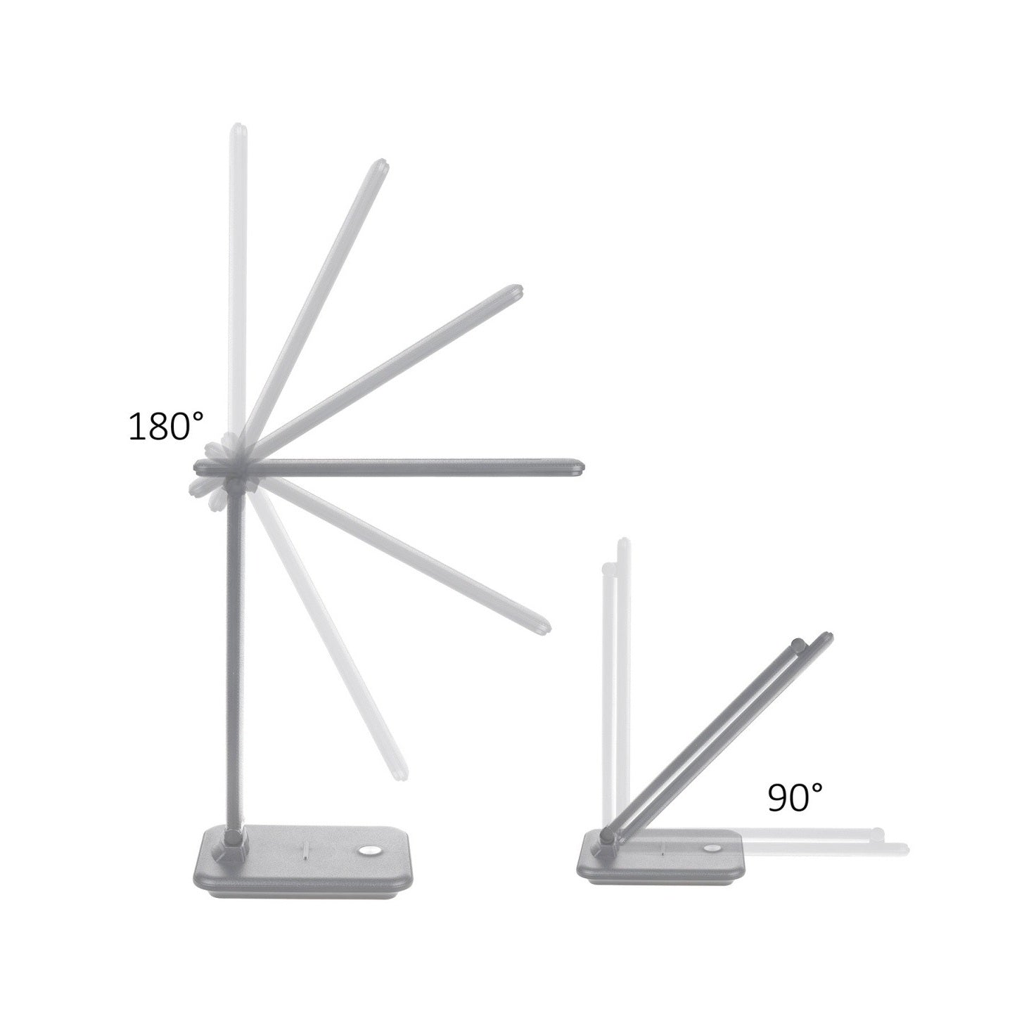 Maclean Lampka biurkowa LED 9W MCE614W Biała