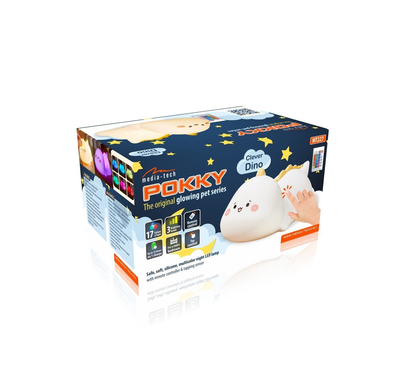 Media-Tech Lampka nocna Pokky Clever Dino MT227