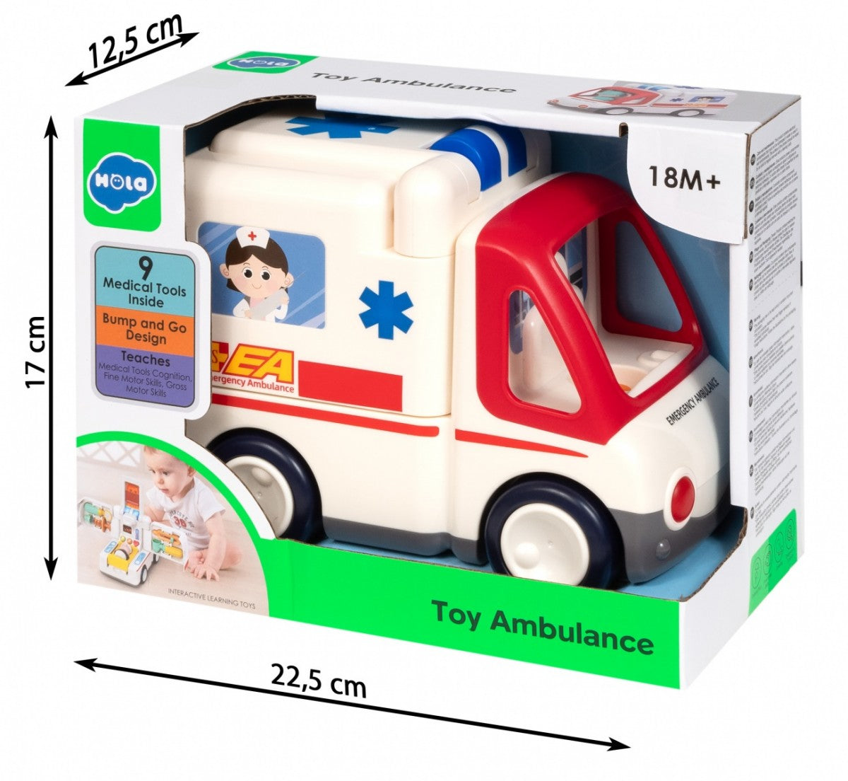 Smily Play Ambulans z muzyką i światłem