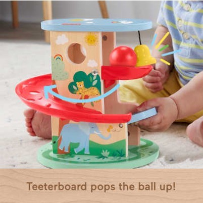 Fisher Price Wood Drewniany domek z kuleczką