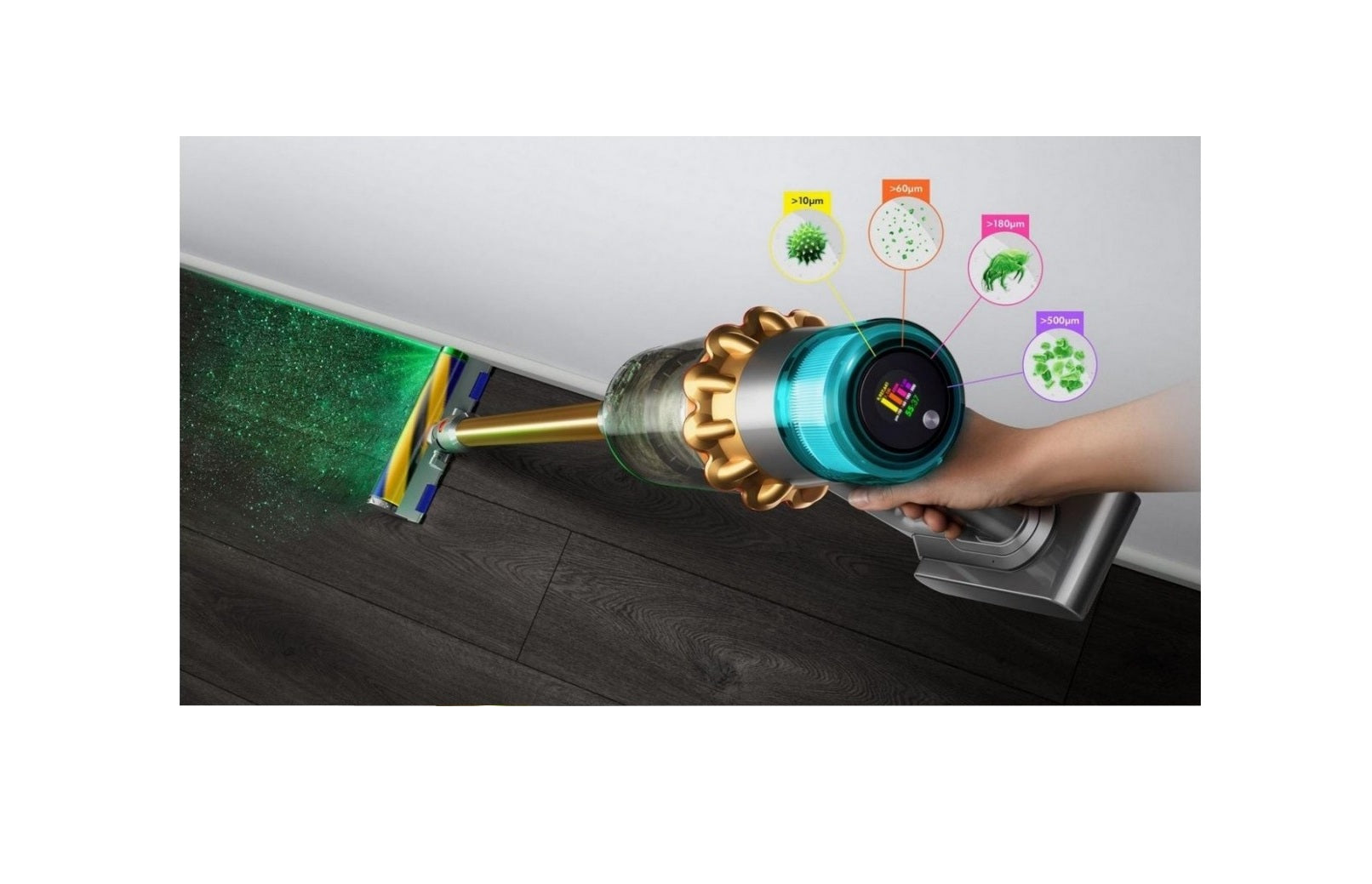 Dyson Odkurzacz V15 Detect Absolute Złoty